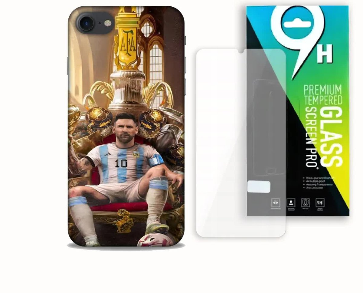 Etui Case Do Apple Iphone 7 / 8 / Se 20 22 + Szkło Hartowane- Leo Król Futb