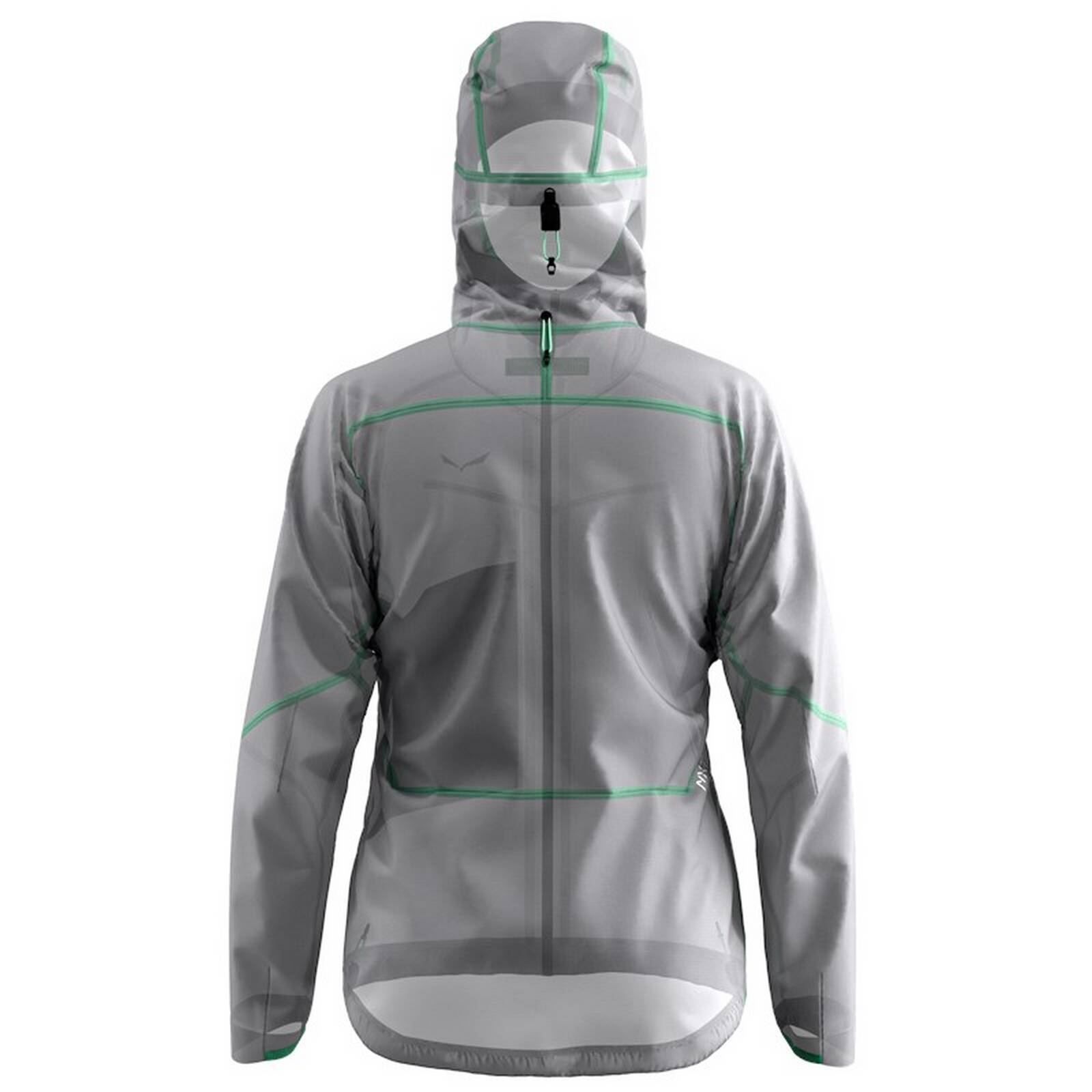 Kurtka wodoodporna damska Salewa NXT szara 00-0000029056_0540