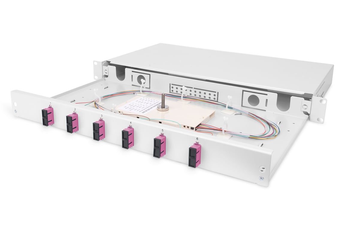Digitus Panel światłowodowy, z wyposażeniem, SC, OM4 DN-96320-4