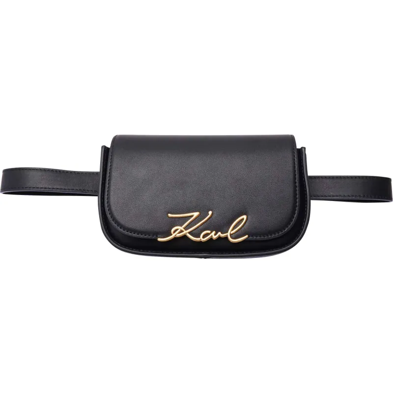 Karl Lagerfeld Skórzana saszetka nerka K/SIGNATURE