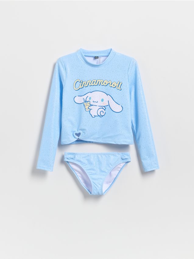 Reserved - Dwuczęściowy strój kąpielowy Cinnamoroll - jasnoniebieski