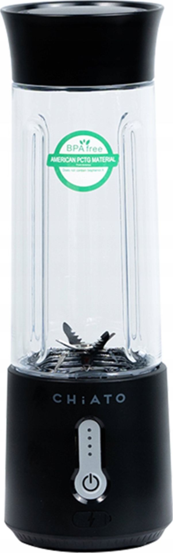 CHiATO BlendPLAY Portable Blender Black