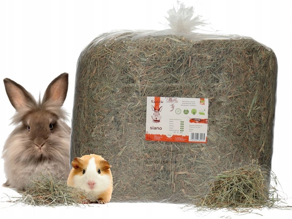 RECEK Meadow hay for rodents - hand-packed - 4 kg