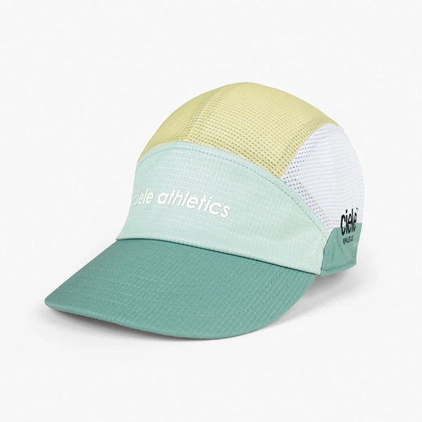 CIELE czapka biegowa FSTCap SC Field Iconic SL dusty turquoise/glade