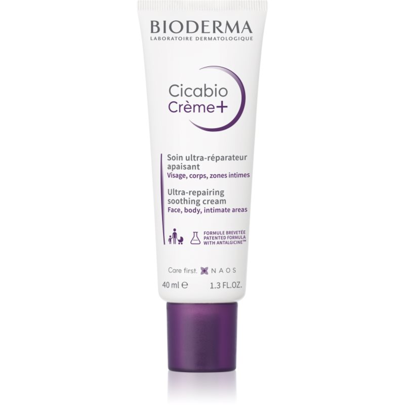 BIODERMA Cicabio Crème+ Ultra-Repairing Soothing Cream krem do ciała 40 ml unisex