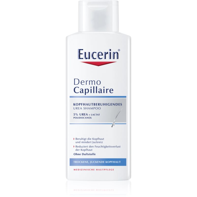 Eucerin DermoCapillaire szampon Do suchej i swędzącej skóry głowy Calming Urea Shampoo) 250 ml