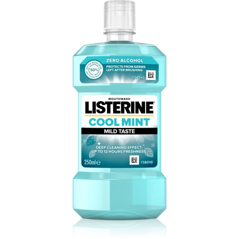 Listerine Listerine Zero płyn do płukania jamy ustnej bez alkoholu smak Mild Mint 250 ml