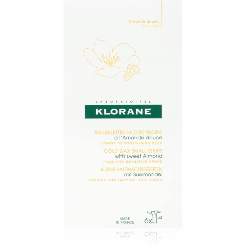 Klorane Hygiene et Soins du Corps Hygiene et Soins du Corps plastry do depilacji woskiem do twarzy i miejsc wrażliwych