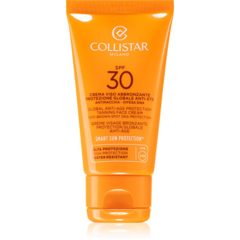 Collistar Sun Protection przeciwstarzeniowy krem do opalania SPF 30 Global Anti Age Protection Tanning Face Cream) 50 ml