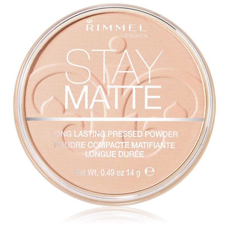 Rimmel Stay Matte puder odcień 002 Pink Blossom Long Lasting Pressed Powder) 14 g