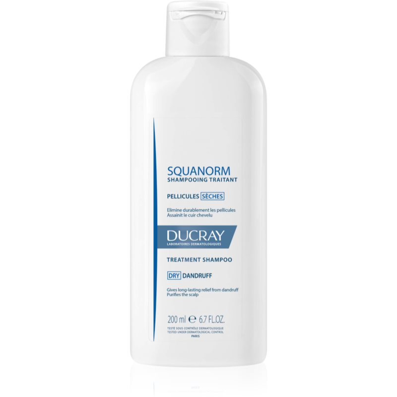 DUCRAY KELUAL SQUANORM Szampon nawilżający łupież suchy, 200 ml