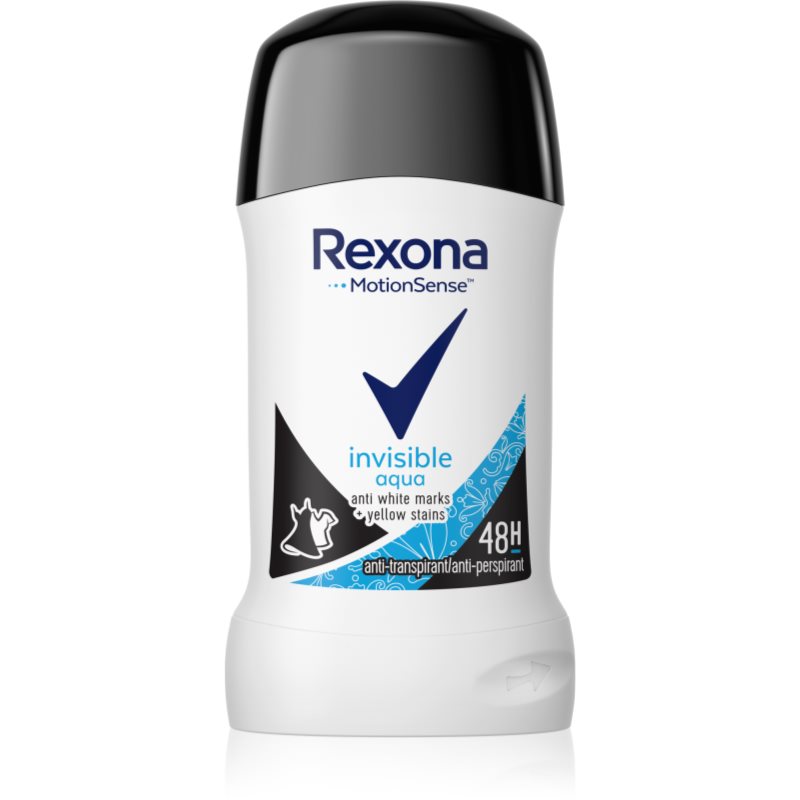 Rexona Unilever Dezodorant Women Invisible Aqua Antyperspirant w sztyfcie 40 ml
