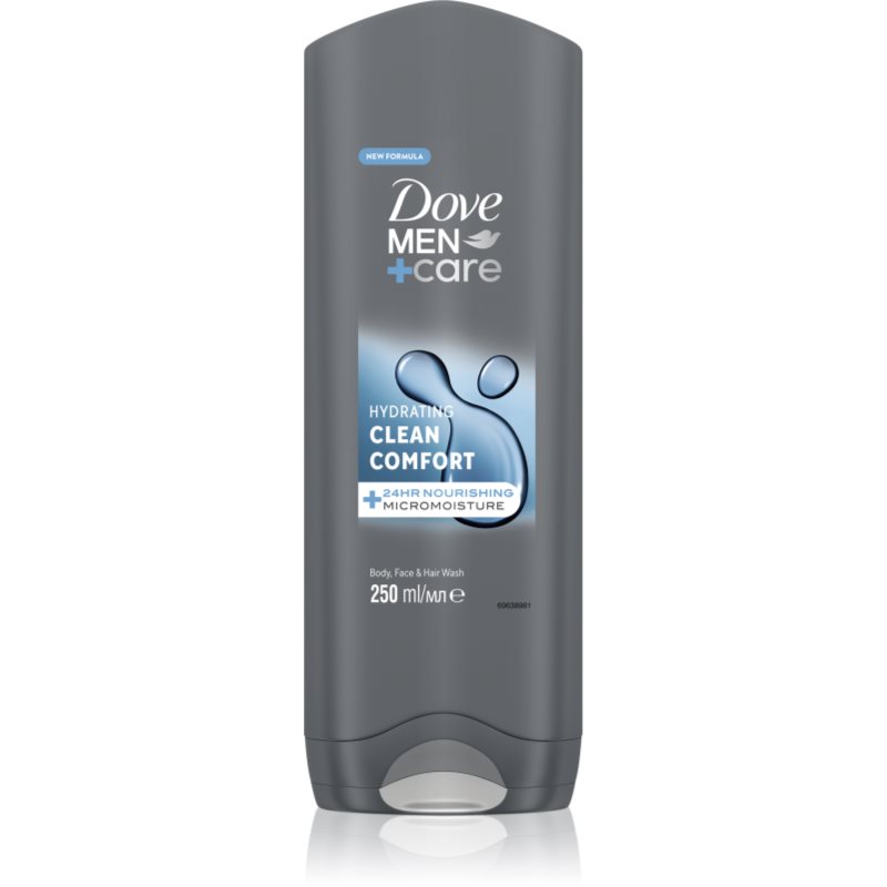 Dove Men + Care Hydrating Clean Comfort Żel pod prysznic dla mężczyzn 250 ml