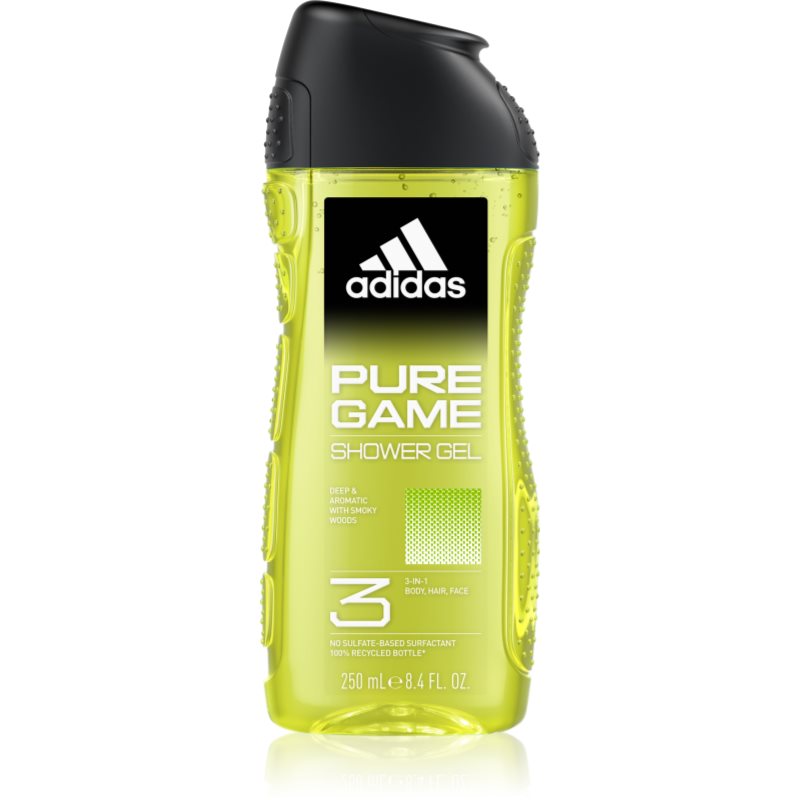 Adidas Pure Game Shower Gel 3-In-1 Żel pod prysznic dla mężczyzn 250 ml