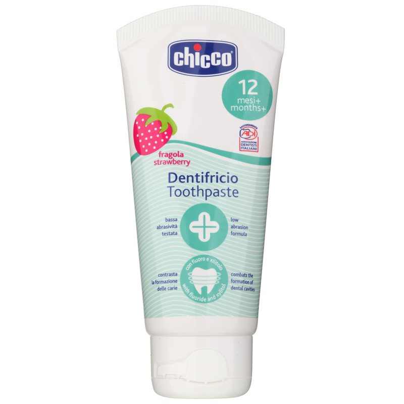 Chicco Pasta Do Zębów O Smaku Truskawokowym 50 Ml Z Fluorem