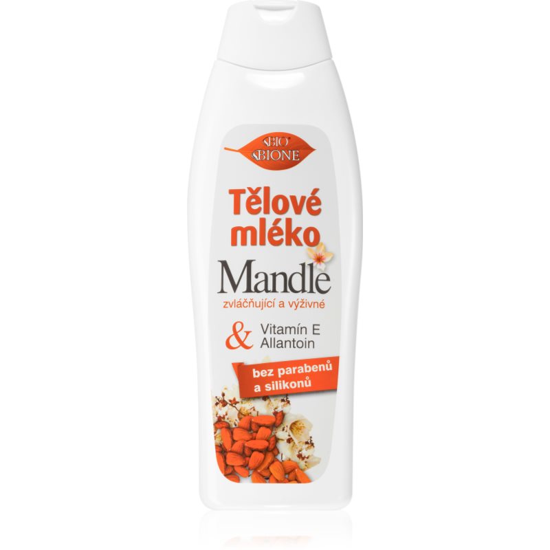Bione Cosmetics Almonds odżywcze mleczko do ciała z olejkiem migdałowym 500 ml