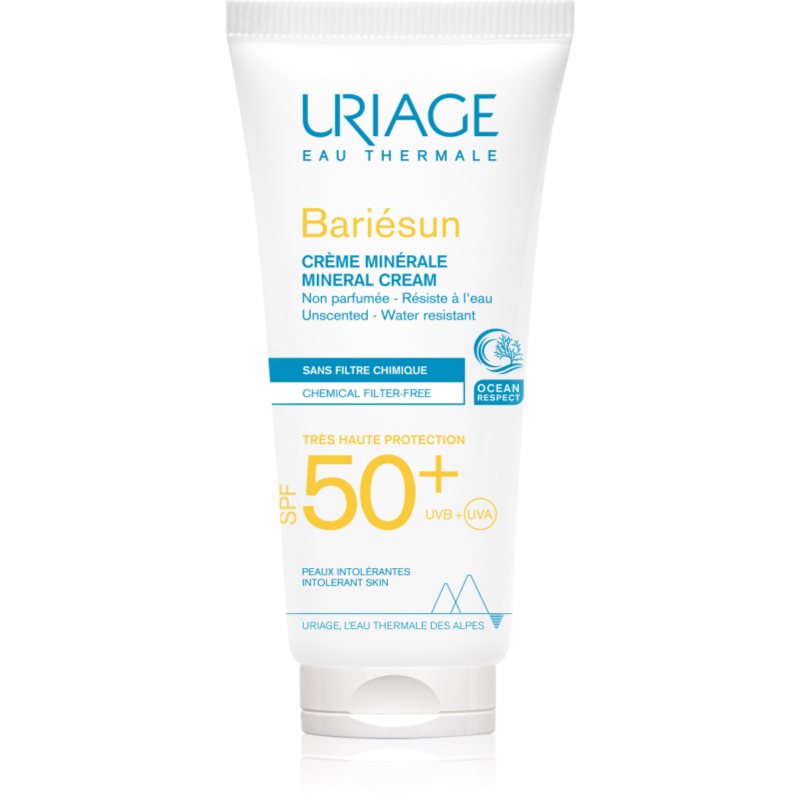 Uriage Bariésun mineralny krem ochronny do twarzy i ciała SPF 50+ wodoodporny 100 ml