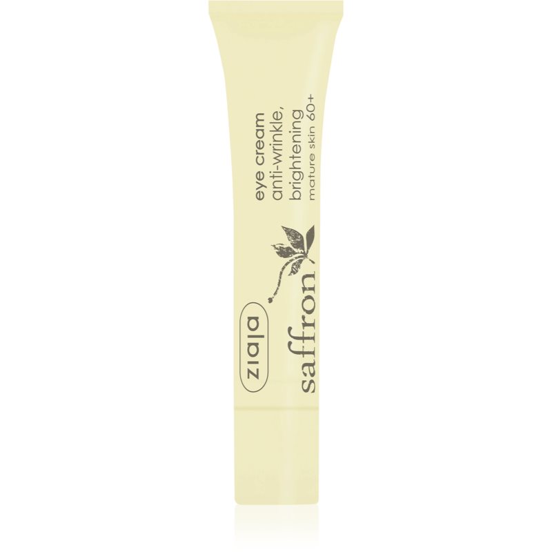Ziaja Saffron przeciwzmarszczkowy krem rozświetlający pod oczy Mature Skin 60+ 15 ml