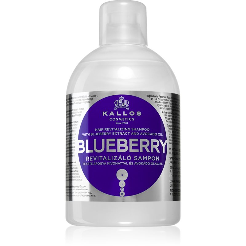 Kallos KJMN Blueberry revitalising shampoo odżywczy szampon 1000ml