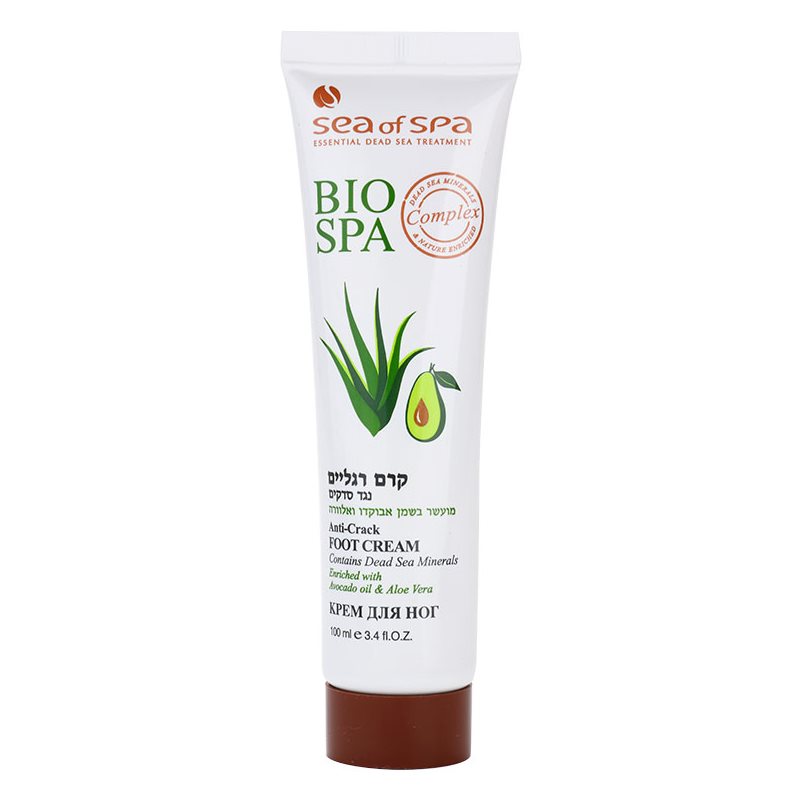 Sea of Spa Bio Spa Krem do nóg z awokado Anti Crack Foot Cream Enriched With Avocado Oil & Aloe Vera 100ml
