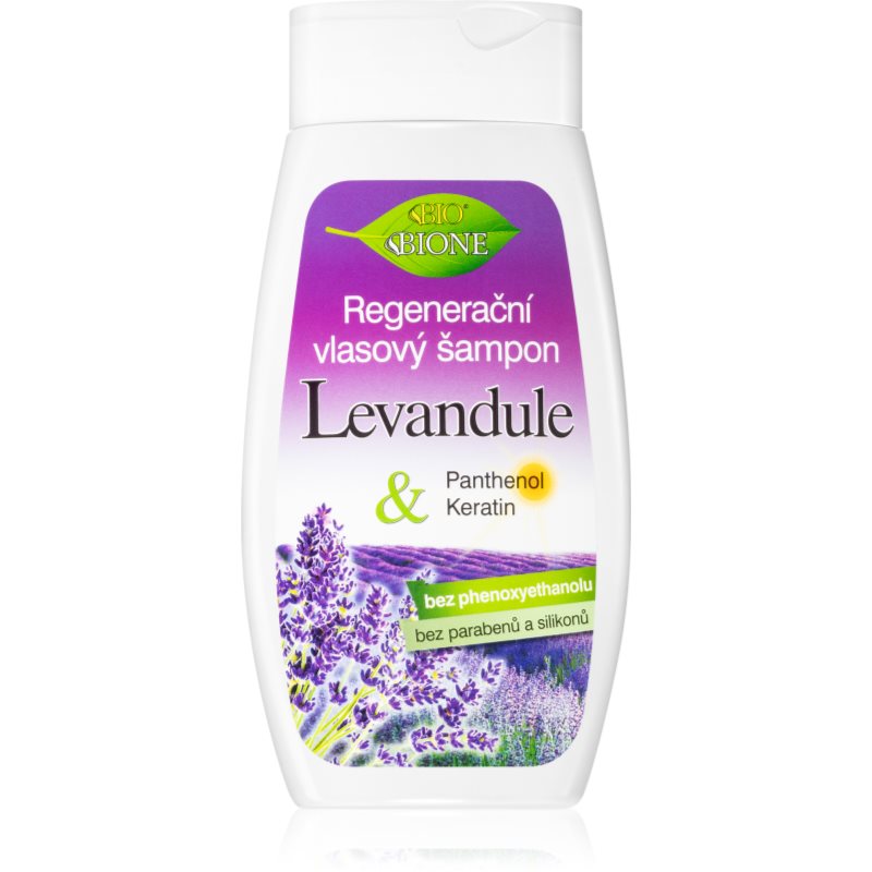 Bione Cosmetics Lavender szampon regenerujący do wszystkich rodzajów włosów 260 ml