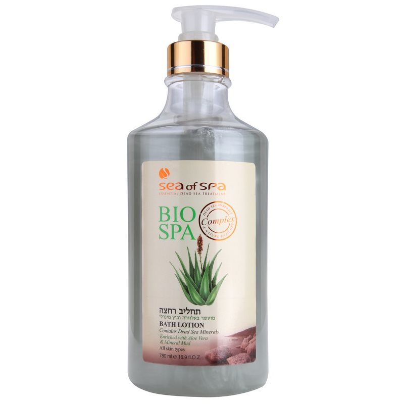 Sea of Spa Bio Spa żel pod prysznic z minerałami z Morza Martwego aloe vera Bath Lotion Contains Dead Sea Minerals) 780 ml