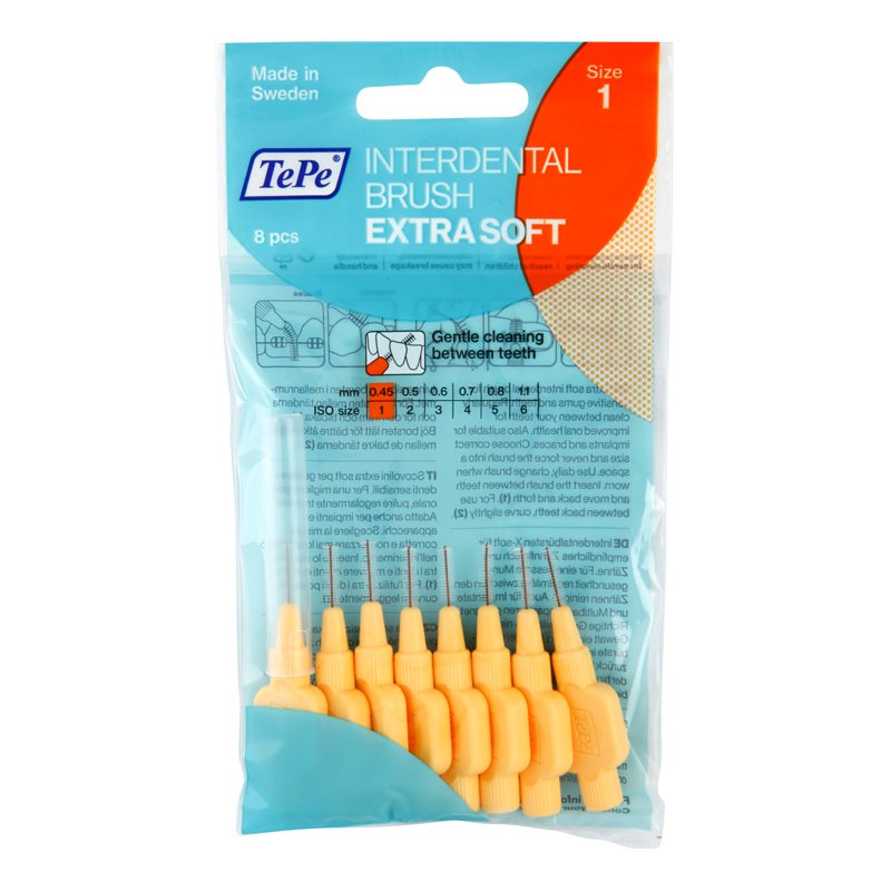 TePe Extra Soft szczoteczki międzyzębowe 8 szt 0,45 mm