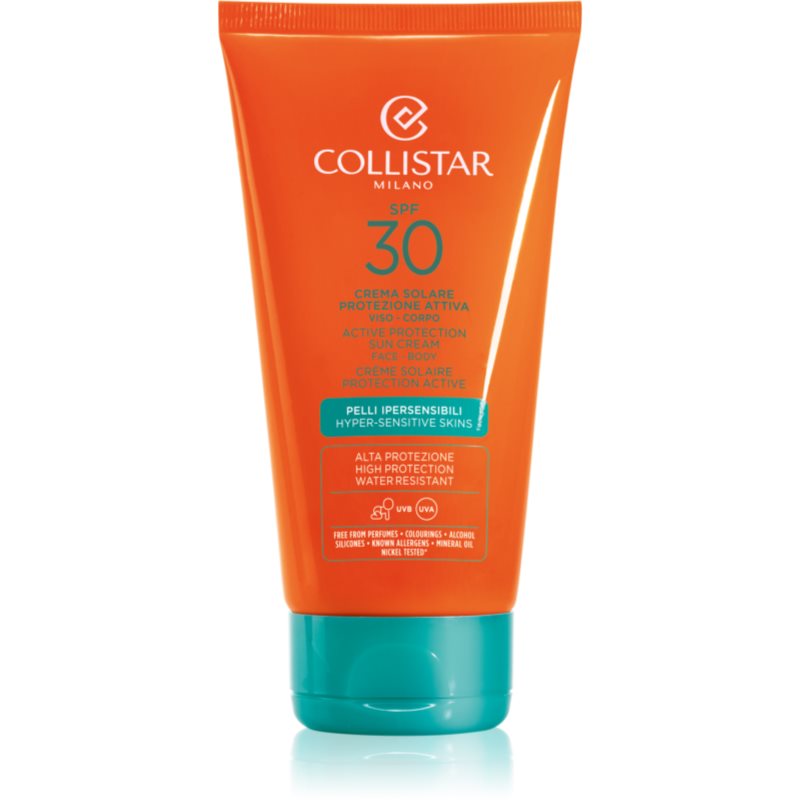 Collistar Sun Protection wodoodporny krem do opalania SPF 30 150 ml