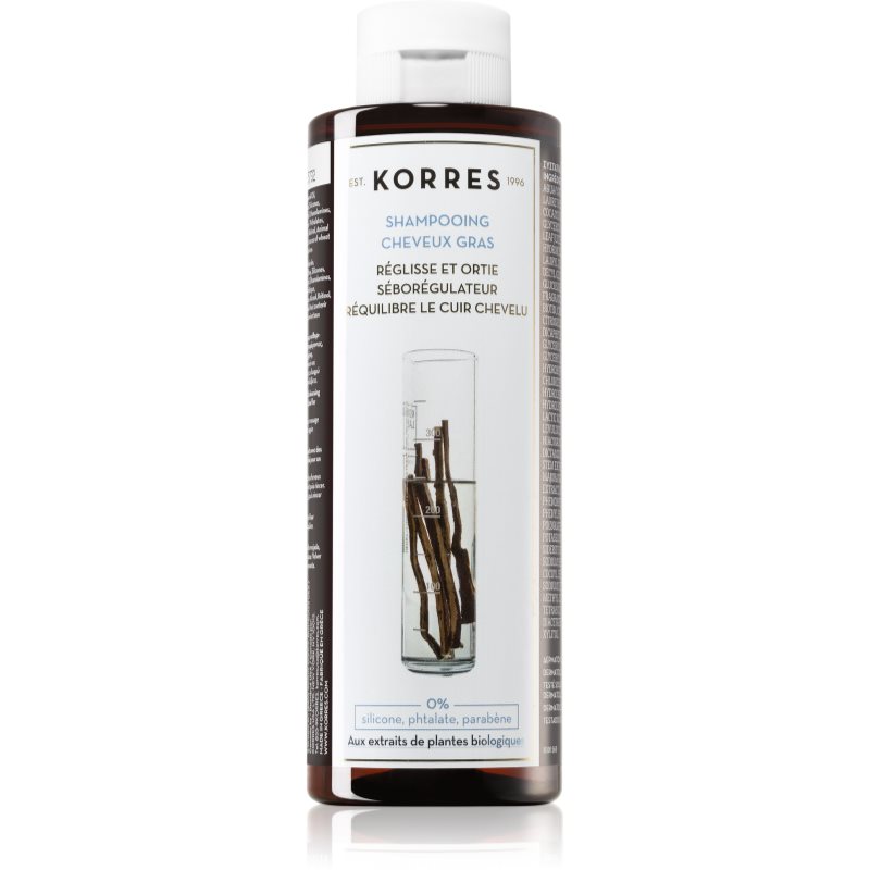 Korres Shampoo For Oily Hair With Liquorice And Urtica szampon z wyciągiem z luk