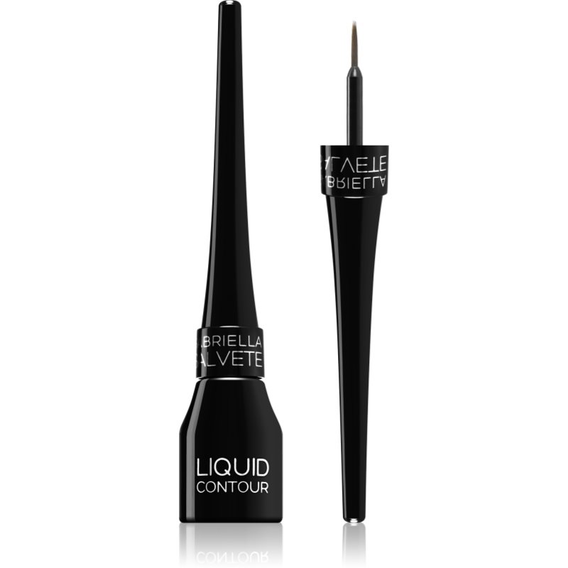 Gabriella Salvete Liquid Contour eyeliner z pędzelkiem 01 Black 4 ml