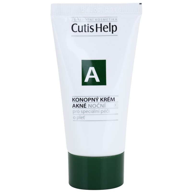CutisHelp Health Care A Acne konopny krem na noc do skóry z problemami 30 ml