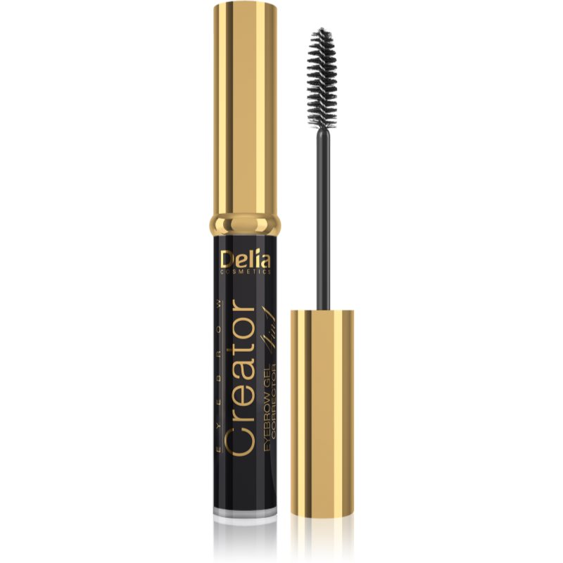 Delia Cosmetics Creator żel do brwi 4 v 1 odcień czarny 7 ml