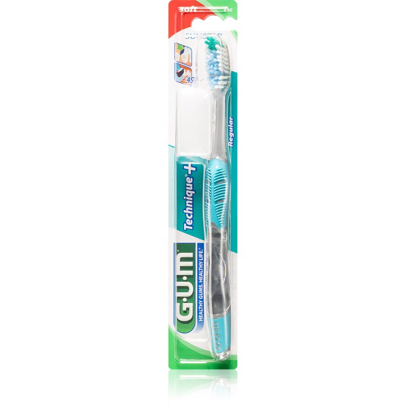 Gum Butler Technique+ Regular szczoteczka do zębów soft Green Type 490