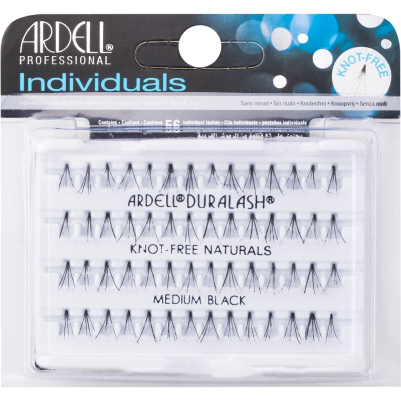 Ardell Individual DuraLash - Kępki rzęs - 408105 - KNOT FREE FLARES MEDIUM BLACK ARDIDL-408105