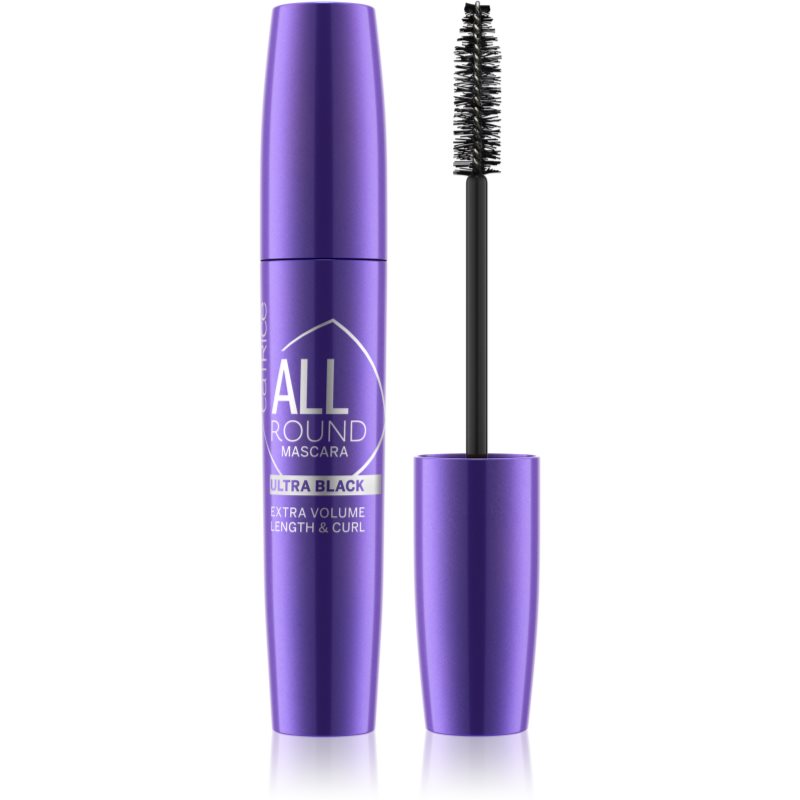 Catrice Allround tusz do rzęs zwiększający objętość wydłużający i podkręcający odcień 010 Ultra Black 11 ml