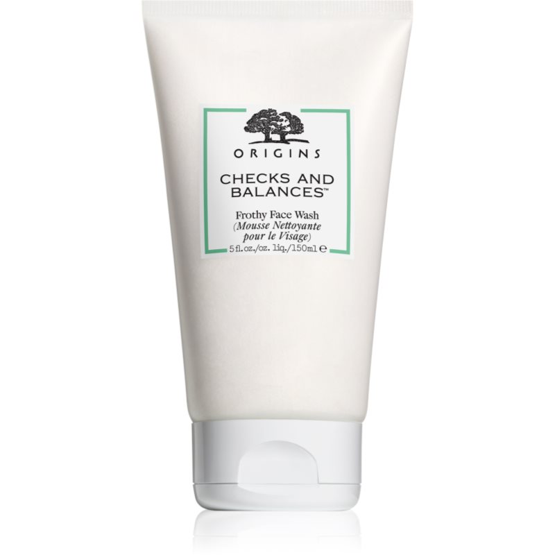 Beauty & Books Origins CHECKS i balances frothy Face Wash 150 ML/5oz  akcesoria do pielęgnacji skóry 0717334070219