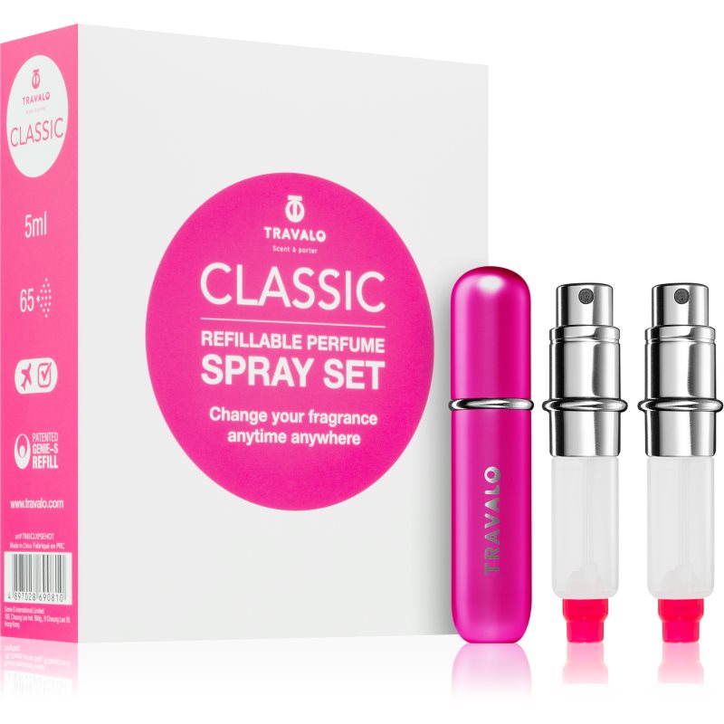 Travalo Travalo Travalo Classic HD flakon z możliwością napełnienia 3x5 ml unisex