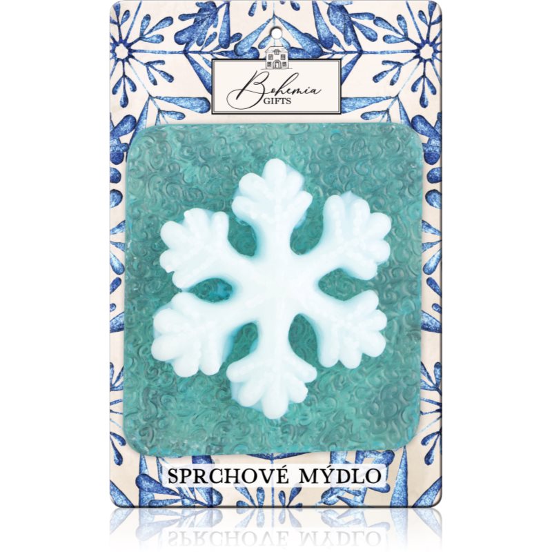 Bohemia Gifts & Cosmetics Snowflake ręcznie robione mydło z gliceryną 70 g