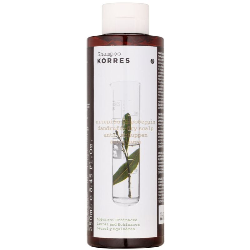 Korres Laurel & Echinacea Shampoo Against Dandruff And Dry Scalp Szampon przeciwłupieżowy do suchej skóry głowy 250 ml