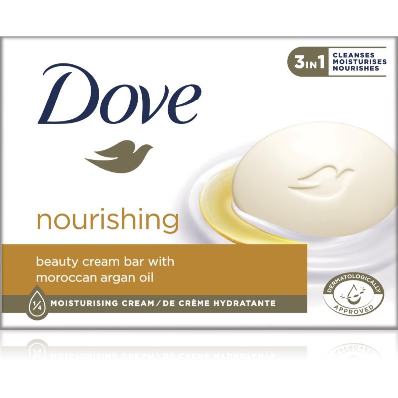 Dove, Unilever, odżywcze Mydło w kostce 3in1 Morocca Argan Oil, 90 g