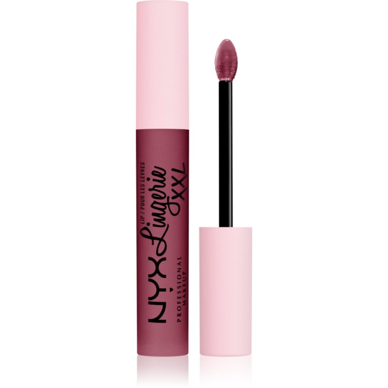 NYX Professional Makeup Professional Makeup - Lip Lingerie XXL Matte Liquid Lipstick - Matowa pomadka do ust w płynie - 4 ml - 14 - BUST ED NYXPUPML-4ML-18