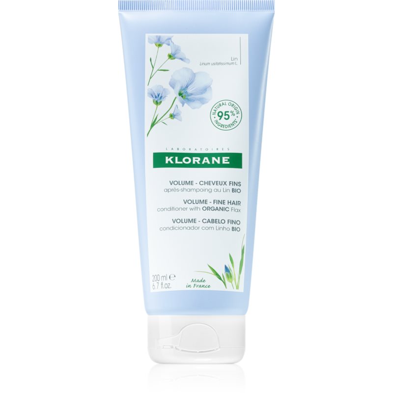 Klorane Odżywka z Organicznym Lnem 200ml