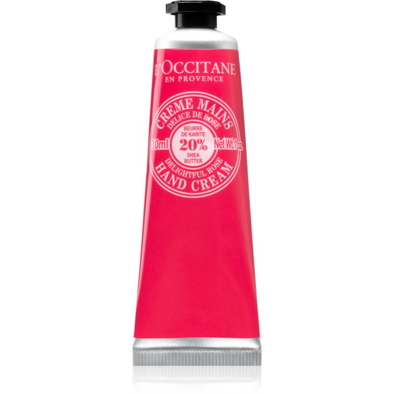 L’Occitane Karité Hand Cream krem do rąk z różanym aromatem 30 ml