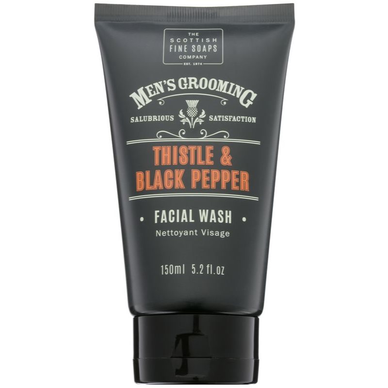 Scottish Fine Soaps The Mens Grooming Thistle & Black Pepper Facial Wash 150 ml Żel do mycia twarzy The