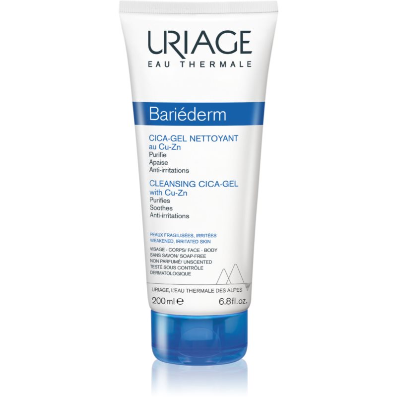 Uriage Bariéderm CICA Cleansing Gel żel pod prysznic 200 ml unisex
