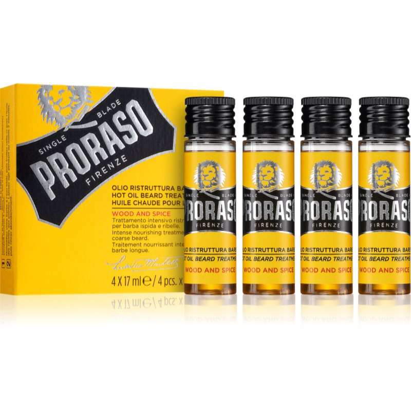 Proraso proraso aceite Caliente para barbadosu 4 x 17 m 400790