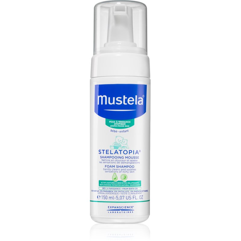 Mustela LABORATOIRES EXPANSCIENCE Stelatopia Szampon w piance do skóry atopowej 150 ml 7070905