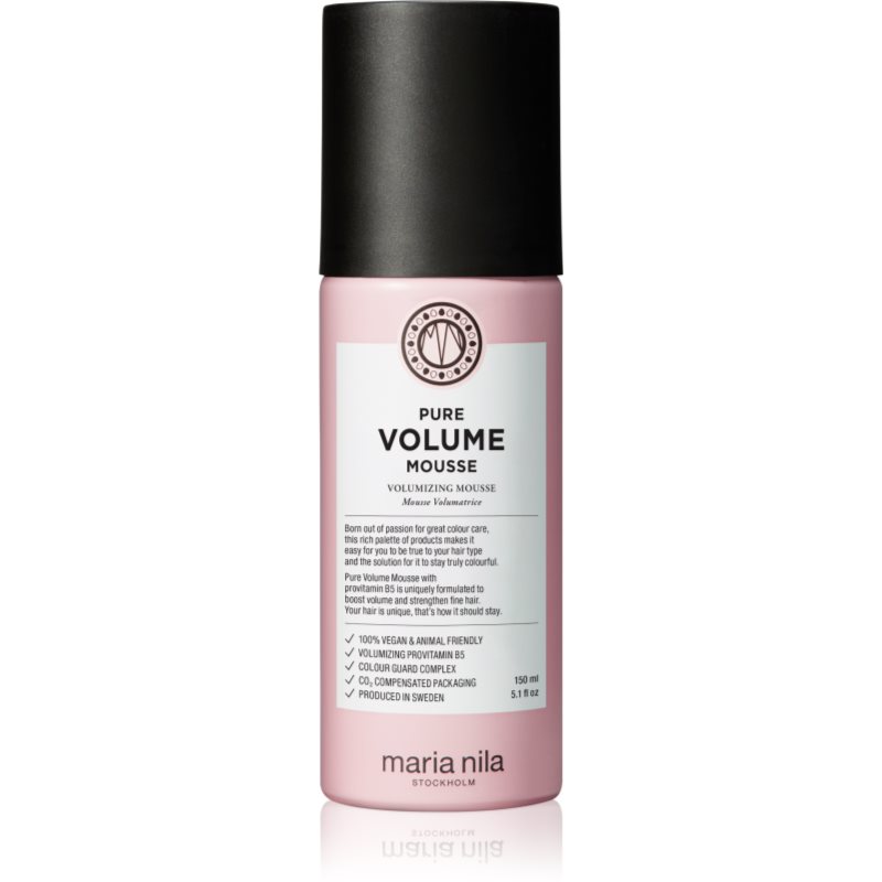 Maria Nila Maria nila Pure Volume Mousse 150 ML w przypadku silnego do włosów i więcej objętości