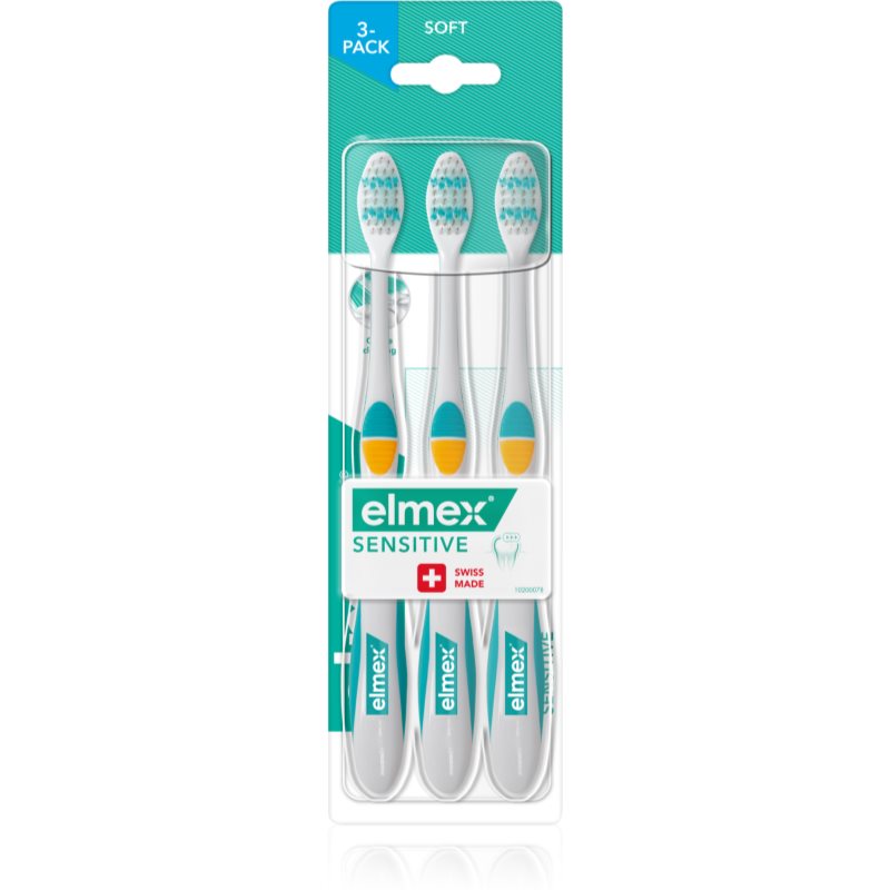 Elmex Elmex Sensitive szczoteczka do zębów extra soft 3 szt