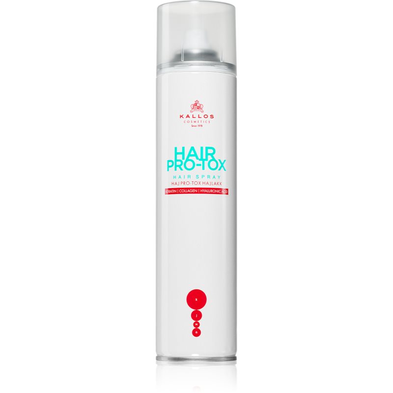 Kallos Cosmetics Cosmetics Hair Pro-Tox lakier do włosów 400 ml dla kobiet